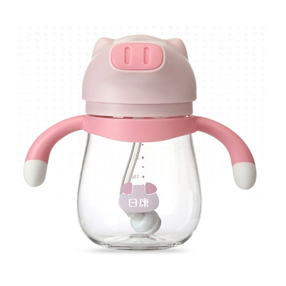 BPA Free Baby Water Bottle With Cover Sippy Cups Safe RK-B1026