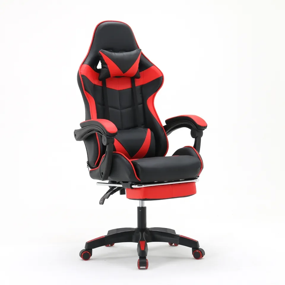 Adjustable Gaming Chair  Ergonomic Recliner Footrest Massage Computer Gamer PC Car Game Racing Seat Gaming Chair