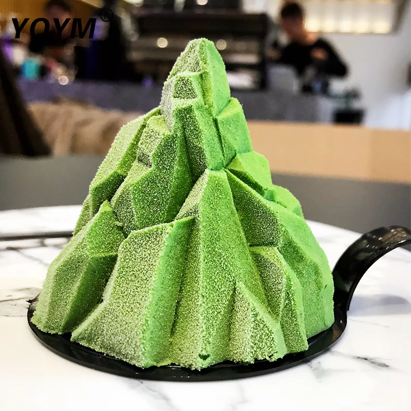 
French style western point iceberg snow mountain mousse silica gel mold candle hand soap baking dessert cake mold 