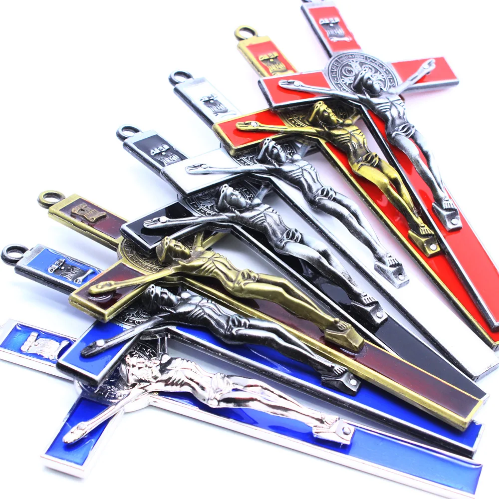 Hot selling religious decoration craft 19*9.2cm cross pendant office home decoration ornaments