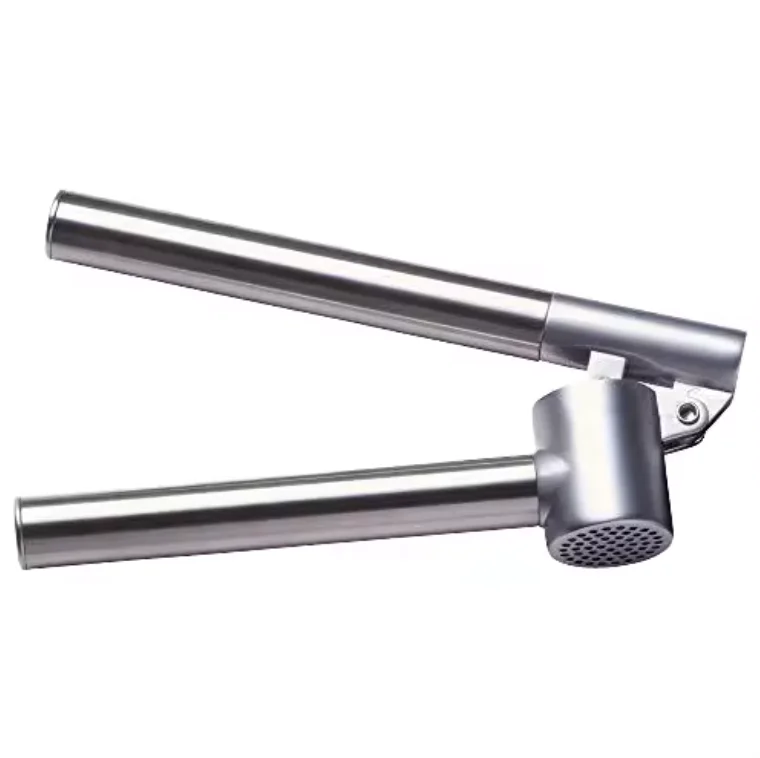 High Effective Premium Garlic Press With Silicone Garlic Peeler & Brush