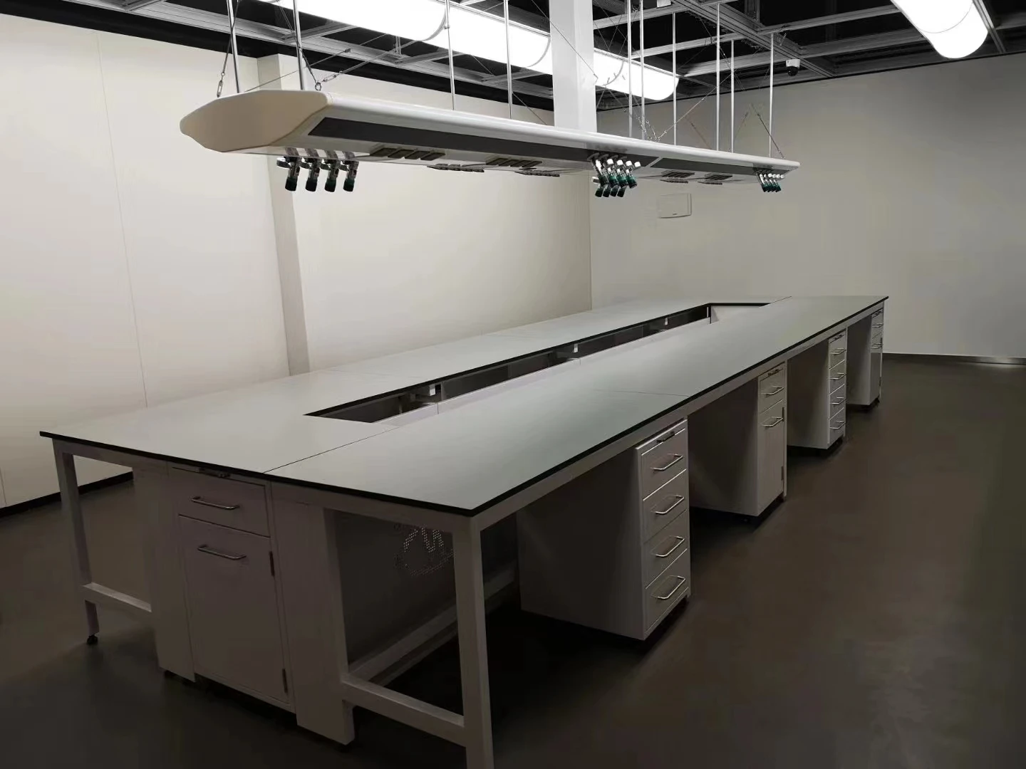 Высококачественное Биотехнологическое лабораторное оборудование биохимия центральный лабораторный стол