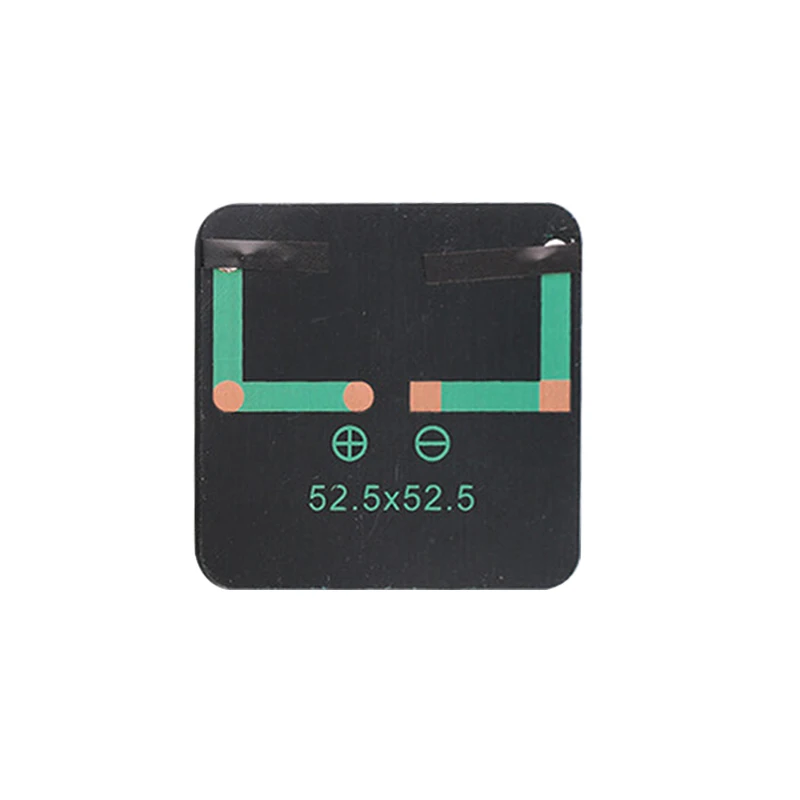 52.5*52.5mm 0.3W 2V 150mA Epoxy Low Power Polycrystalline Mini Solar Panel