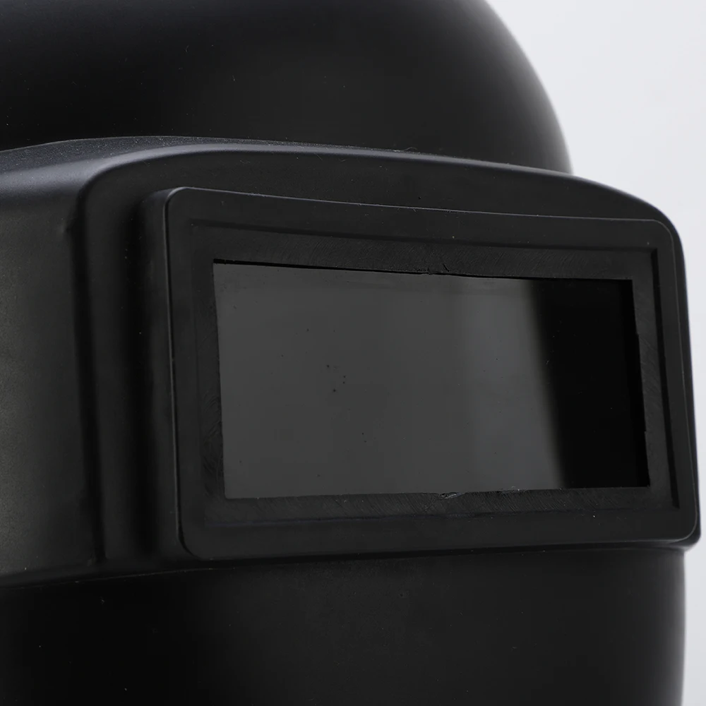 Black handheld type gas cutting hot work welding helmet hand held welding protective helmet mask