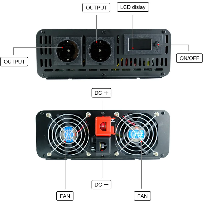 KMW 24v energy storage battery 24v 150ah lifepo4 lithium ion batteries with 3kw inverter home use