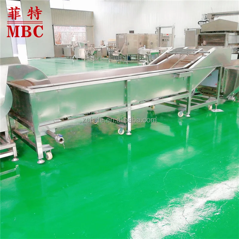 Zhucheng MBC Factory Potato Chips Production Line Frozen French Fries Making Machine Potato Processing Machines