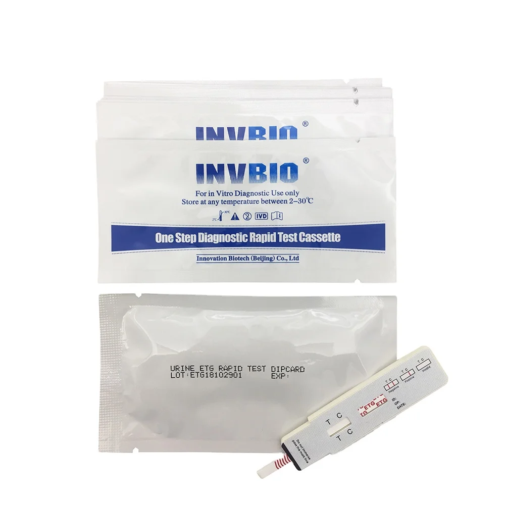 One step rapid test kit drug urine prime screen etg alcohol urine test strip at home