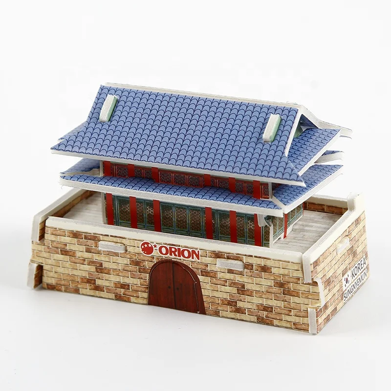3d building adult foam puzzle building model for kids