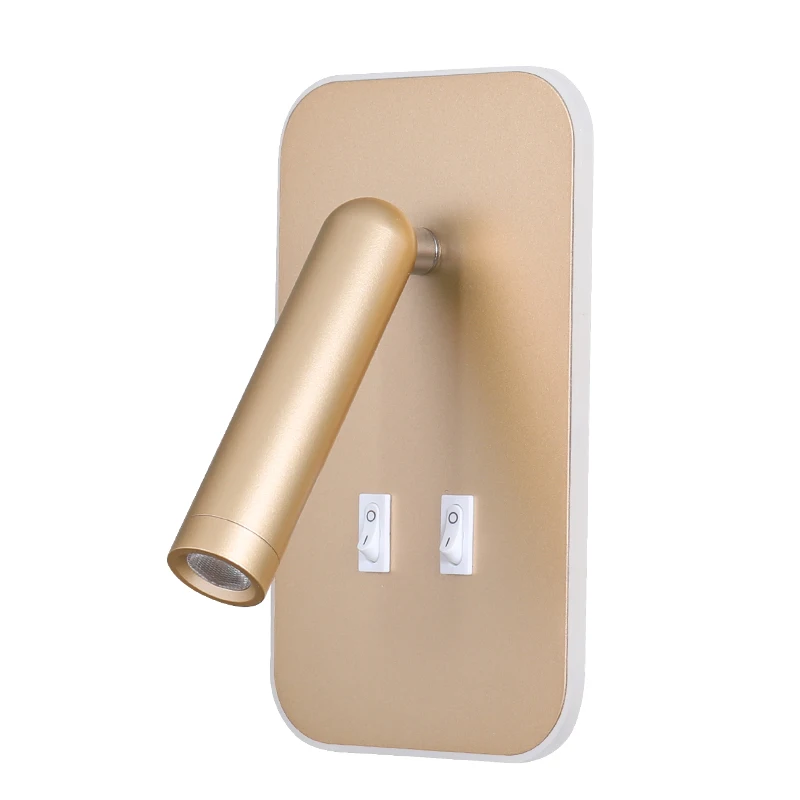 Modern Wall Mounted Wall Lamp Bedroom Study Living Room Hotel Bedside Reading Lamps headboard Led Backlight Night Light