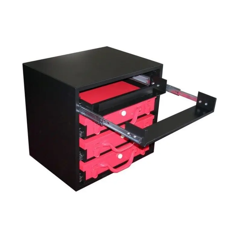 Hardware Tool Kit Large Metal Tool Boxes Parts Storage Box,Classification Grid Storage Box, Hardware & Parts Organizers