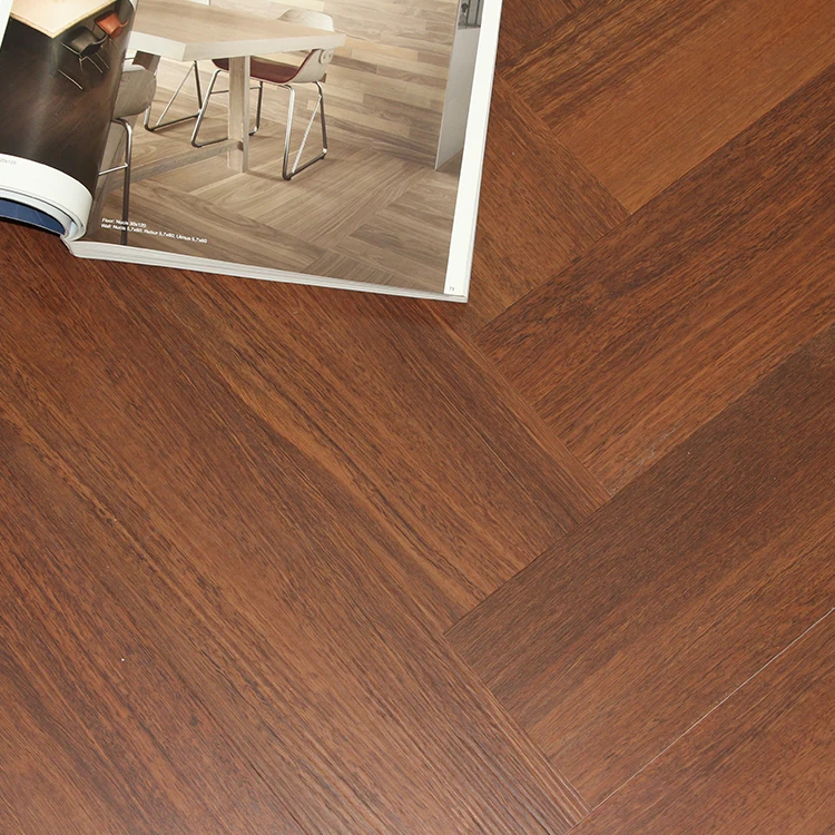 Hot sale commerical  herringbone vinyl sheet plank flooring click plastic floor board