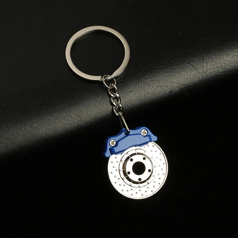 3D creative car modification metal pendant keychain with logo custom