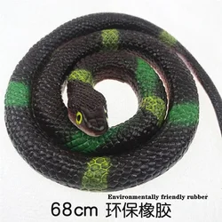 Halloween New Arrival Factory Direct Fun Funny Squeeze Artificial Silicone Animal Rubber Snake Toy