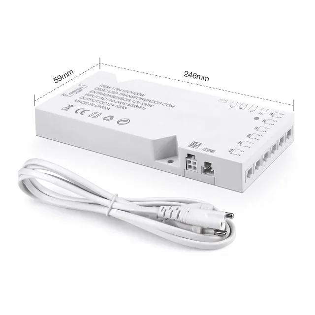 12V Dupont Interface Power Transformer Constant Voltage Power Supply Driver for under cabinet led light