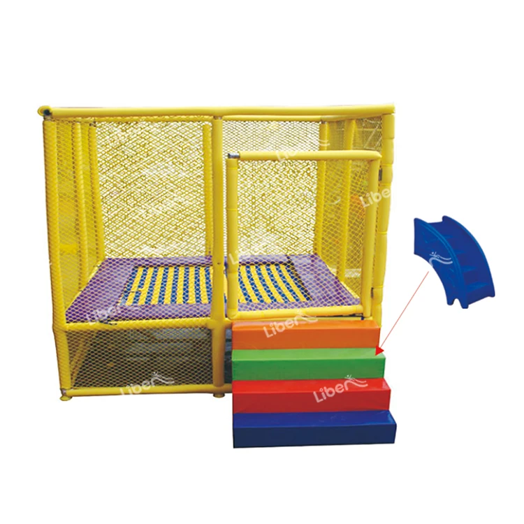 Small Size 12ft Rectangular Trampoline with Safety Net Enclosure