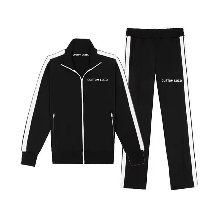 Wholesale track suit plain sweatshirt hoodies 2 Piece Sports Gym Mens Sweat Suits Tracksuit Sport suit men