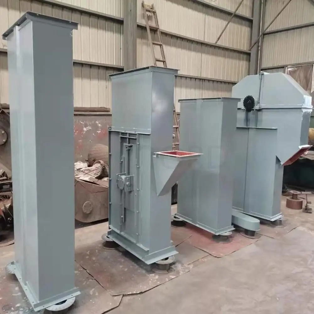 TD400 bucket elevator Steel wire belt elevator Vertical tape bucket elevator