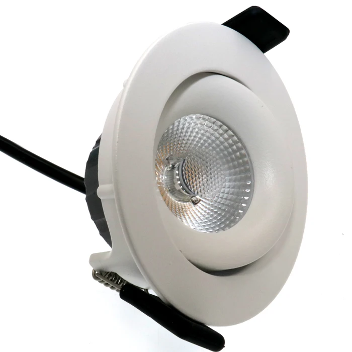 New design european standard recessed COB IP44 adjustable fancy waterproof directional down lights 2020