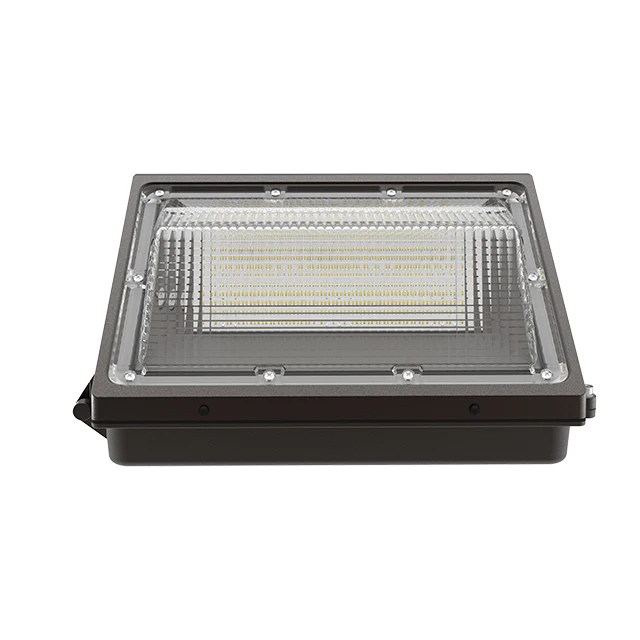 High Quality OEM Outdoor Wall Light Wall Mounted 65w Semi Full Cut-Off LED Wall Pack Lights With Sensor For Garden Hotel