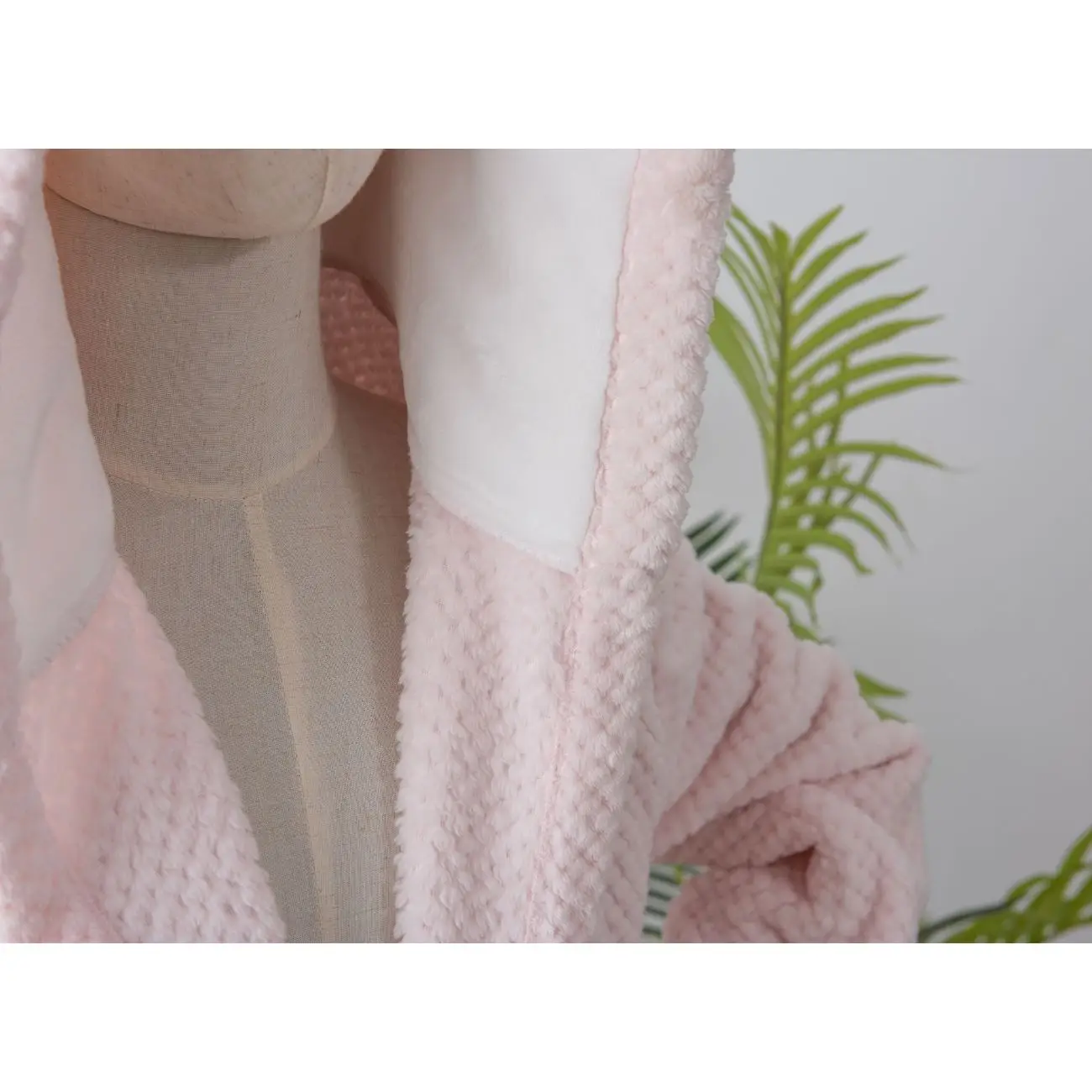 cotton velour luxury bathrobe