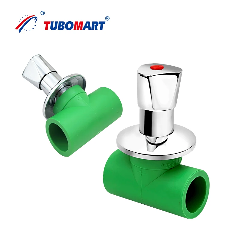 High quality best price PPR fitting plumbing ppr stop cock valve with CE certificate