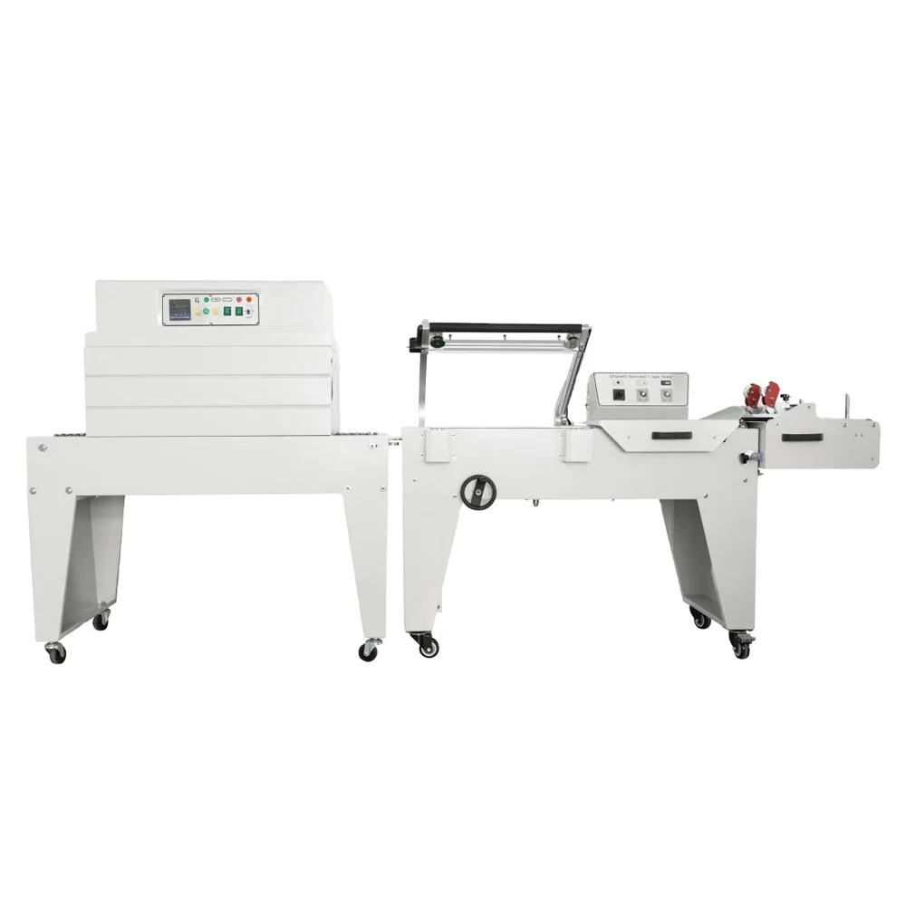 Semi Automatic shrinking seal shrink wrapping machine 2 in 1 shrink wrapper