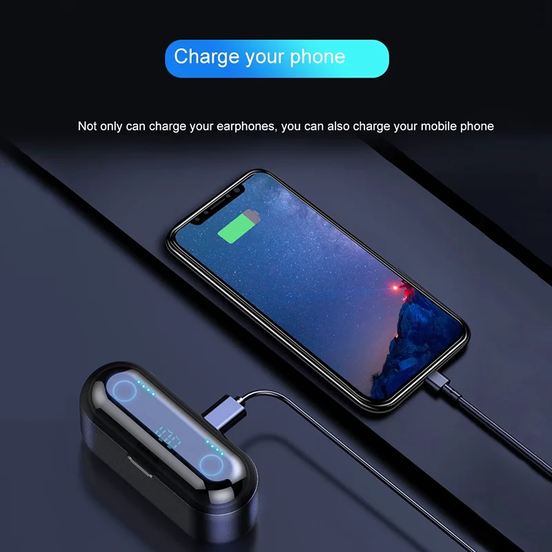  2021 Mini Ipx7 Waterproof Gaming Audifonos Earphones F9 Headphones Fone De Ouvido Pro Mi Tws 5.0 True Wireless Headset