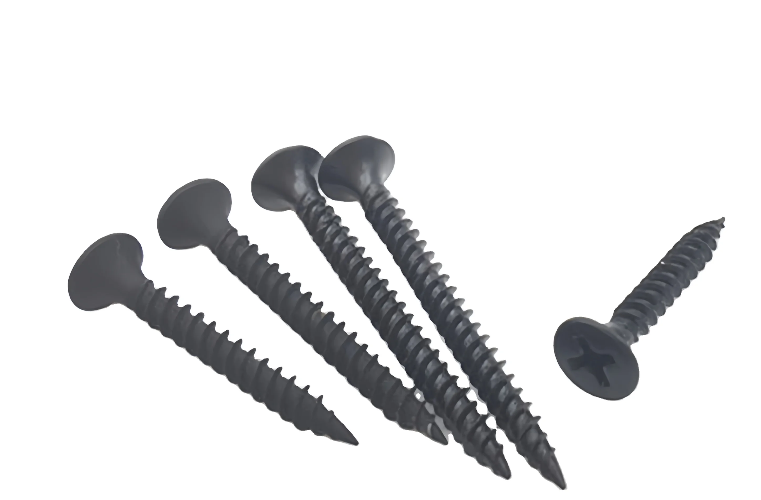 Factory sells high quality black fine phosphating and galvanized, black drywall screws and drywall screws