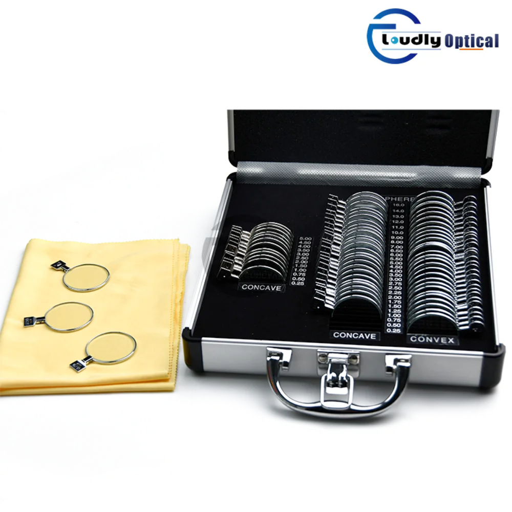 100% New Loudly Brand Optical Optometry 68 Pcs Trial Lens Set Case JSQ-68