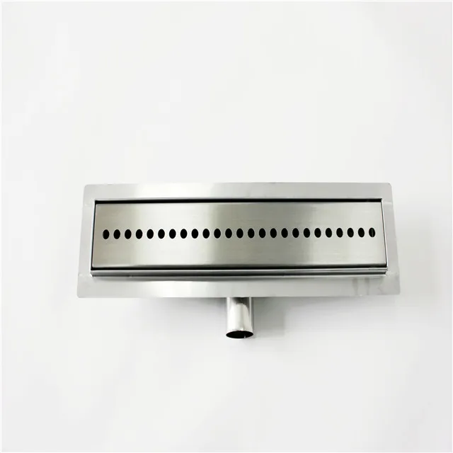 Stainless Steel Reversible Cover Tile Insert Linear Shower Floor Drain BJ-LSF-G032