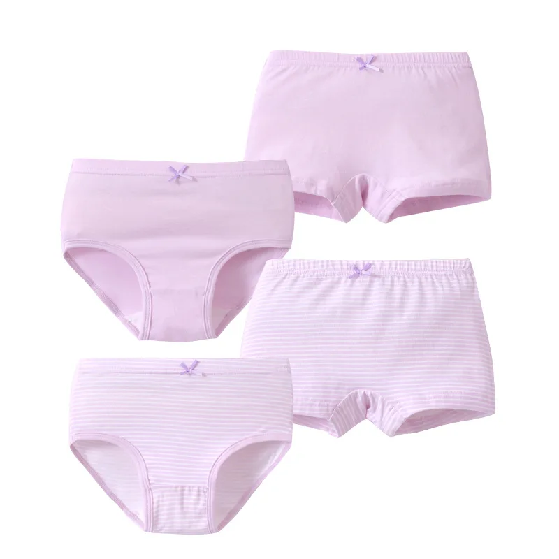 Pink Underwear Wholesale Cotton Kids Teen Girl Underwear Children