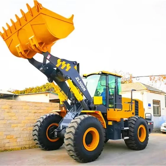 Zl50gn New 5ton Front Wheel Loader with 4x4 Wheel Drive High-capacity Loaders 5ton loader