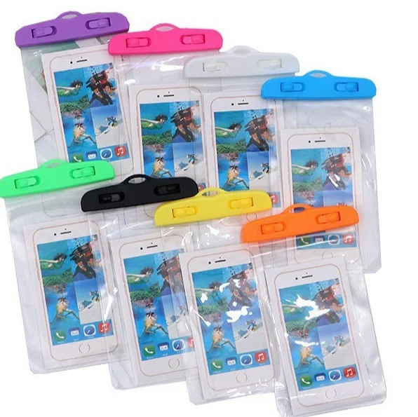 JETSHARK PVC Waterproof Phone Case Dry Bag Cover for Outdoor Drift Diving Swimming Underwater Use