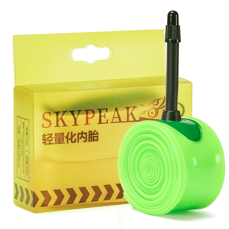 SUNCHASE high quality superlight TPU Bike Inner Tube Road Bicycle Tubes Compatible with 700x28C