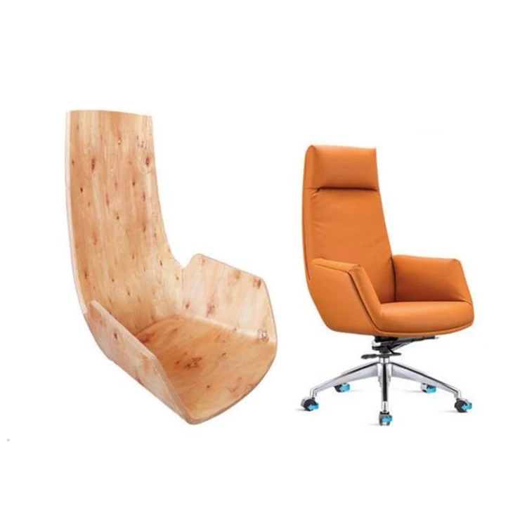 High back natural birch bending board for sale/Curved plywood with wholesale price/Bent plywood for office chair