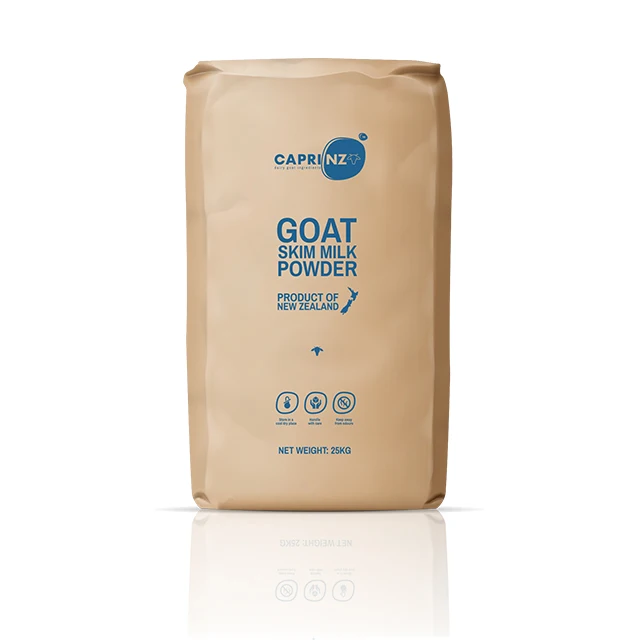 Natrual High Quality Wholesale Low Fat 25kg Bag 100% New Zealand Pure Goat Millk Skim Powder For Human