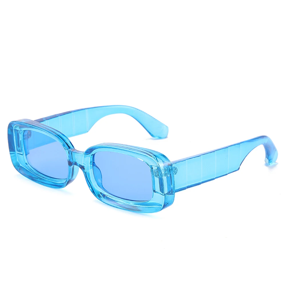Sunglasses 2022 Stylish Custom Shades Small Rectangular Hot Selling Branded New Sun Glasses Candy Color Manufacturer