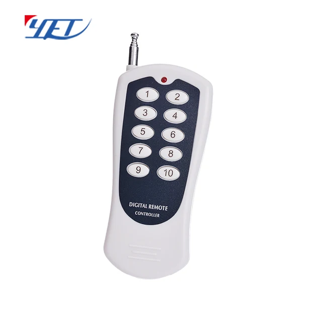 Long range ABCD buttons antenna remote control with CE, ROHS