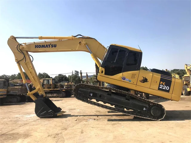 New Arrival Used Komatsu Hydraulic Excavator Japan Original 22 Tons Komatsu PC220 High Efficiency Construction Machinery