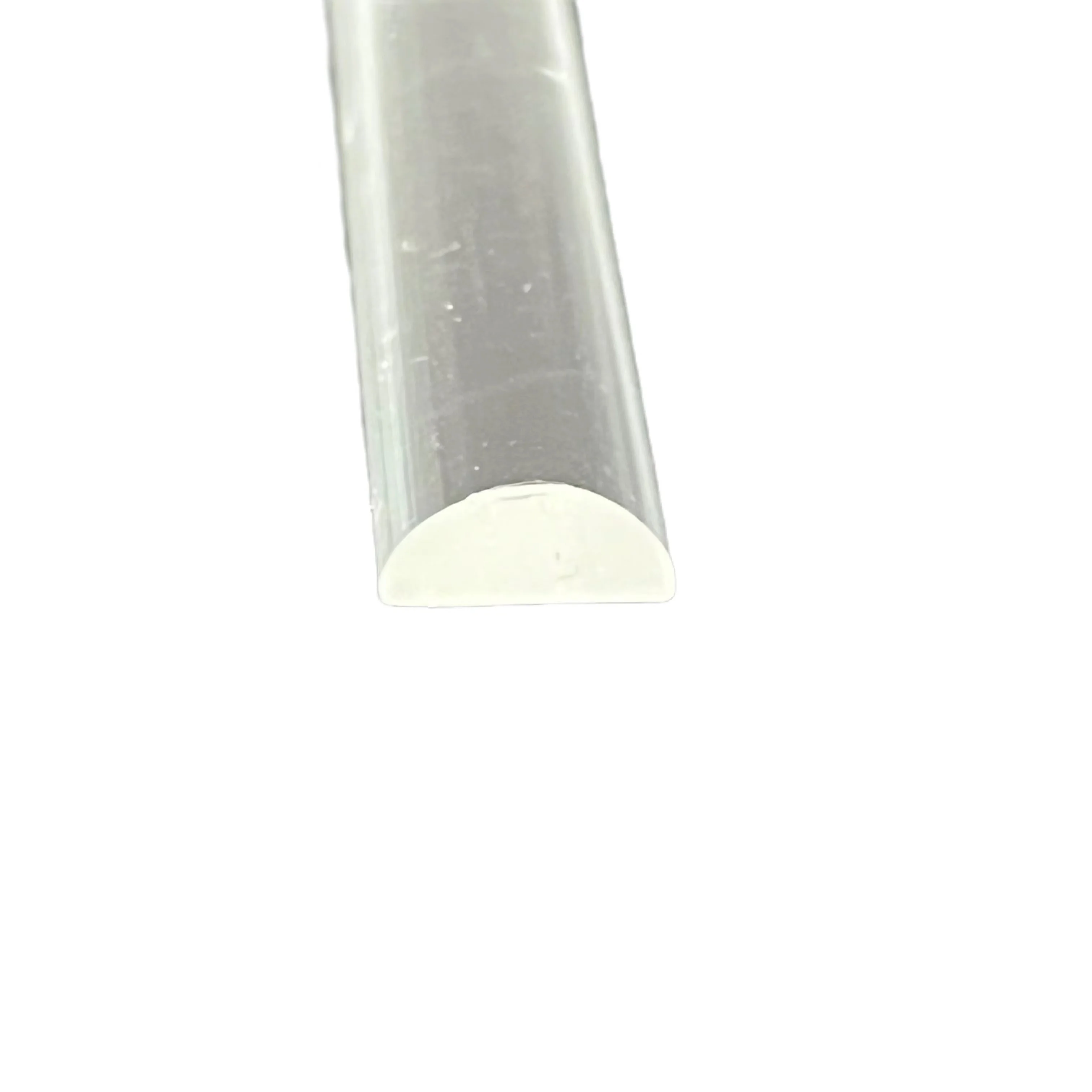 High Clear  Half-round and D type Transparent Seal Acrylic Waterproof Shower Door , bottom strip