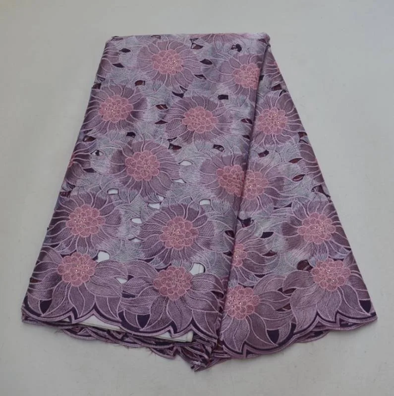 AG7249 swiss voile lace embroidered dress african lace fabrics 5 yards