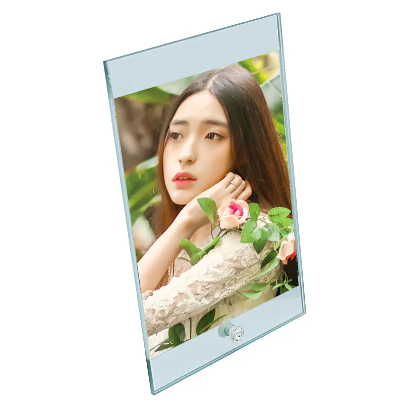 8' sublimation blank glass photo frame 15x23cm BL-03