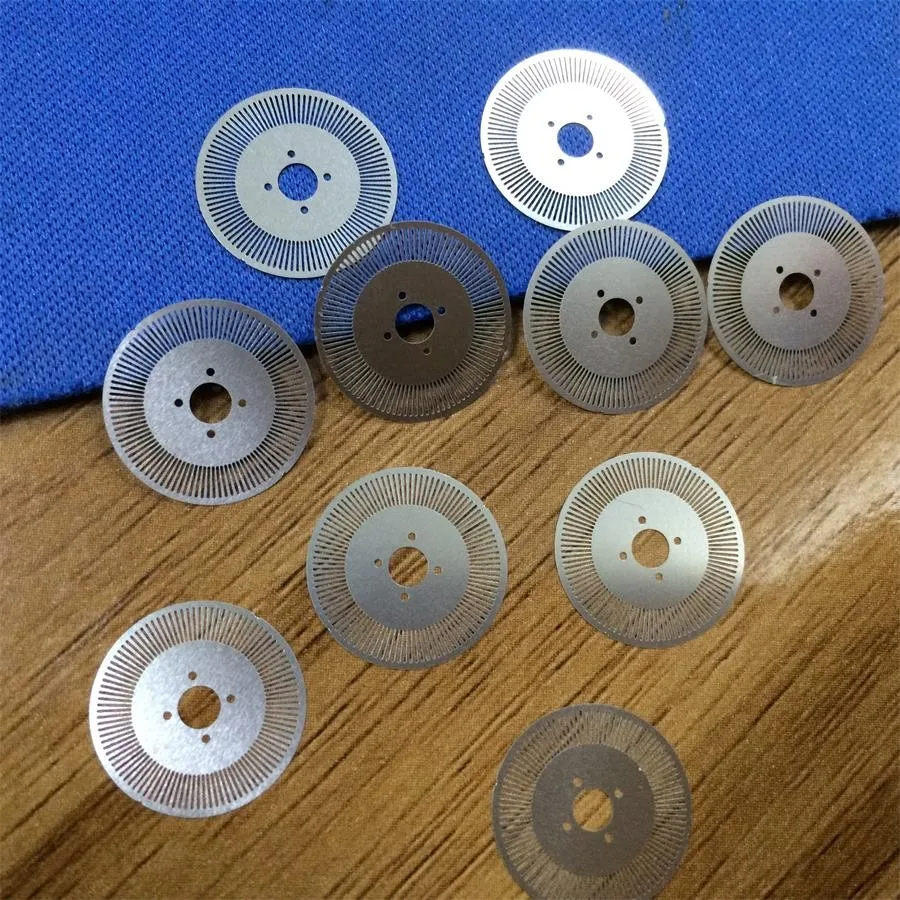 Custom Precision Metal 0.2mm Thick Optical Encoder Wheel with Fast Delivery