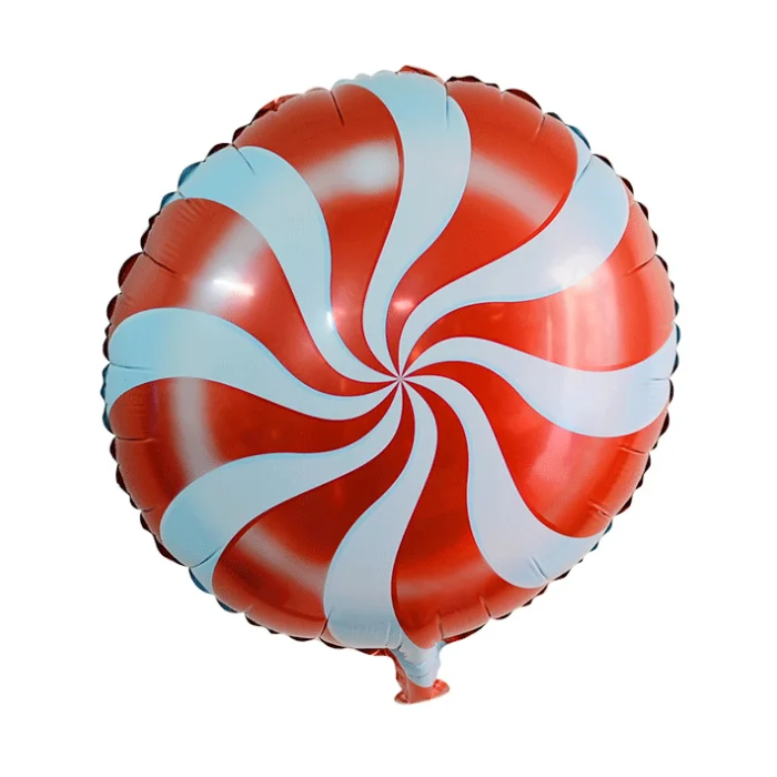 18 inch Windmill lollipop shape Aluminum foil balloon birthday party decorate Round lollipop balloon children toys wholesale