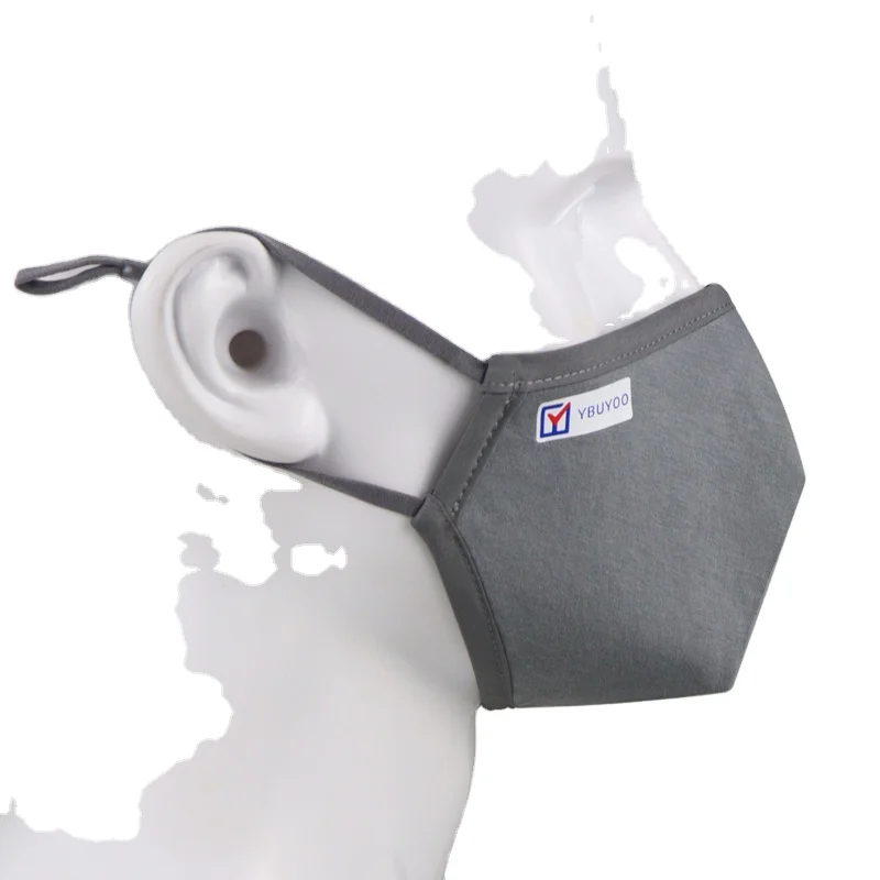 Factory wholesale well design ptfe nano ffp2rd 3D quality solid color face mask fast delivery adjustable face mask