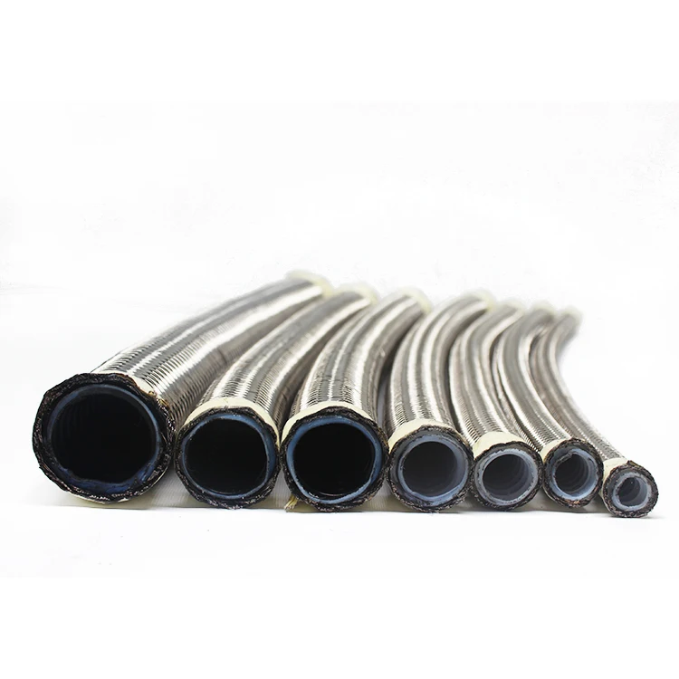Selling high quality stainless steel braided metal hose brake flexible ptfe hydraulic hose PTFE lined hose