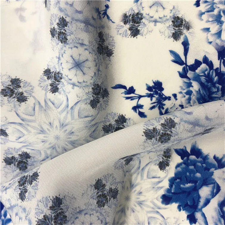 
The Price of Raw Silk Fabric Digital Printing Per Meter 