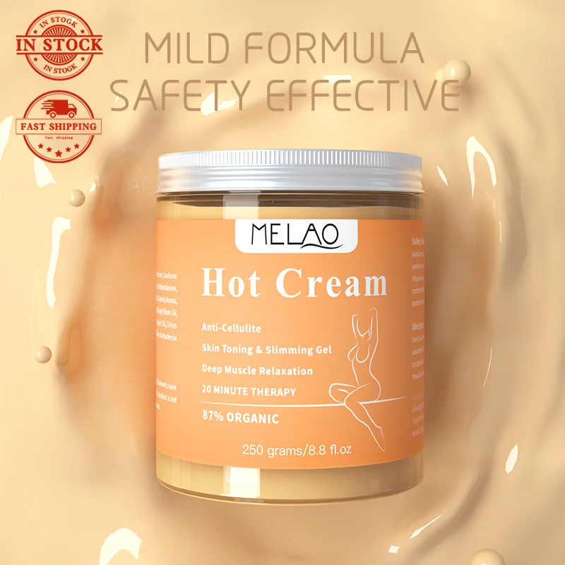 Private Label Shaper Body Wrap Hot Slimming Cream Gel Fat Burning Anti Cellulite Hot Cream Weight Loss