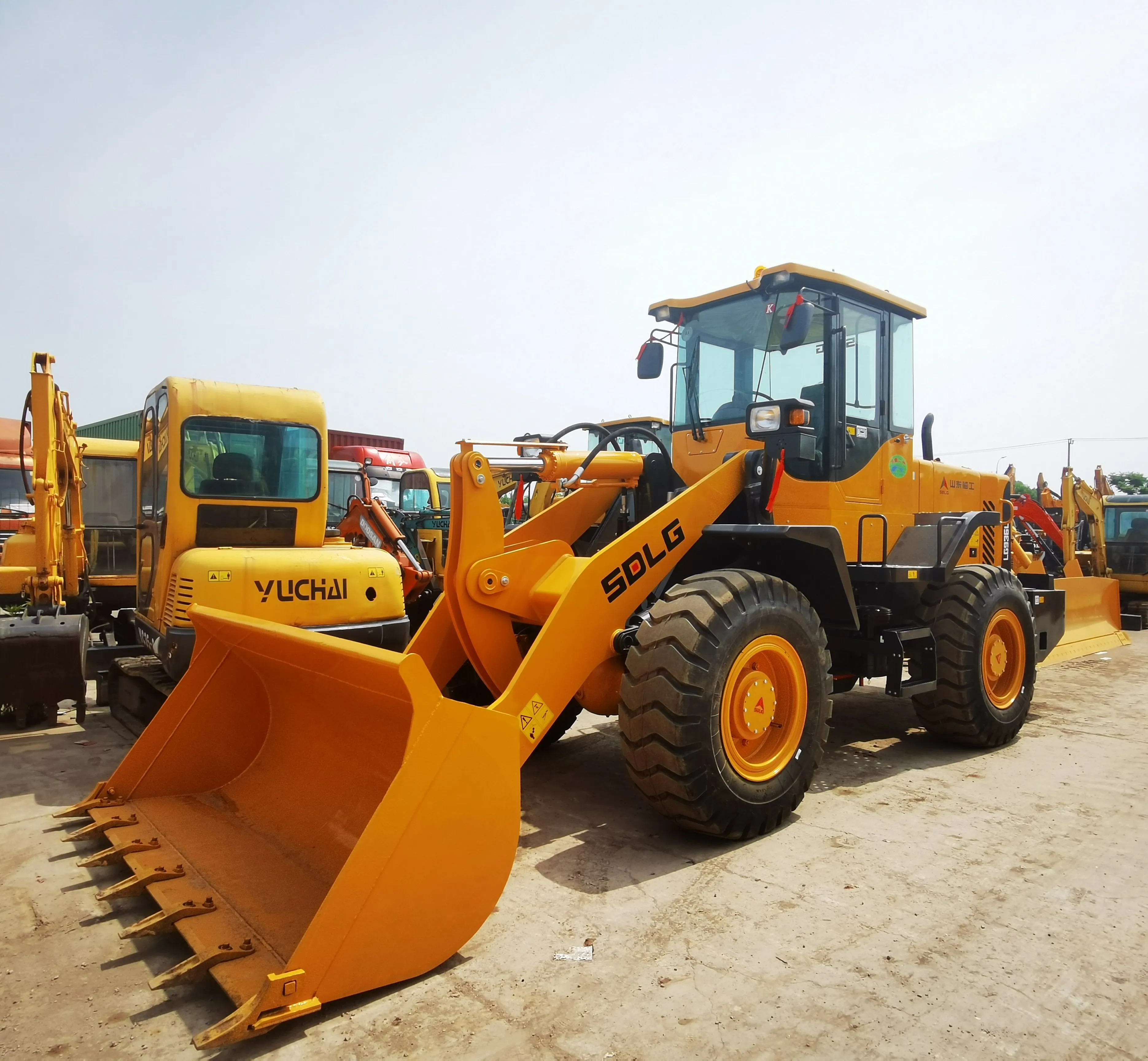Good condition Used LG936L 3Ton Front Wheel Loader Short Usage 92kw Yuchai Engine farm use powerful backhoe loader cheap sale