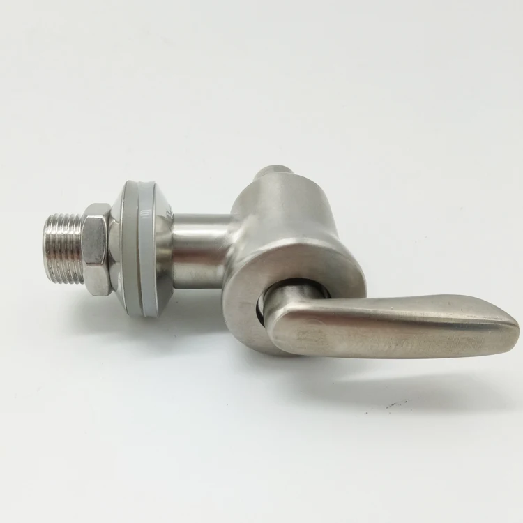 12mm 16mm Stainless steel 304 Beer Wine Barrel Juice Beverage Water Dispenser Faucet Replacement Water Purifier Tap with Thread
